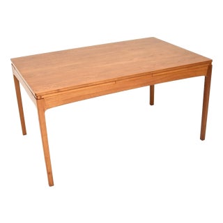 Vintage Danish Extending Dining Table in Teak, 1960s For Sale