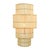 Brand new, special order item. Not vintage. Add a natural touch to your room with Tia Four Tier Wall Sconce. Its four-...