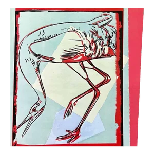 1986 Andy Warhol Whooping Crane Vanishing Animals