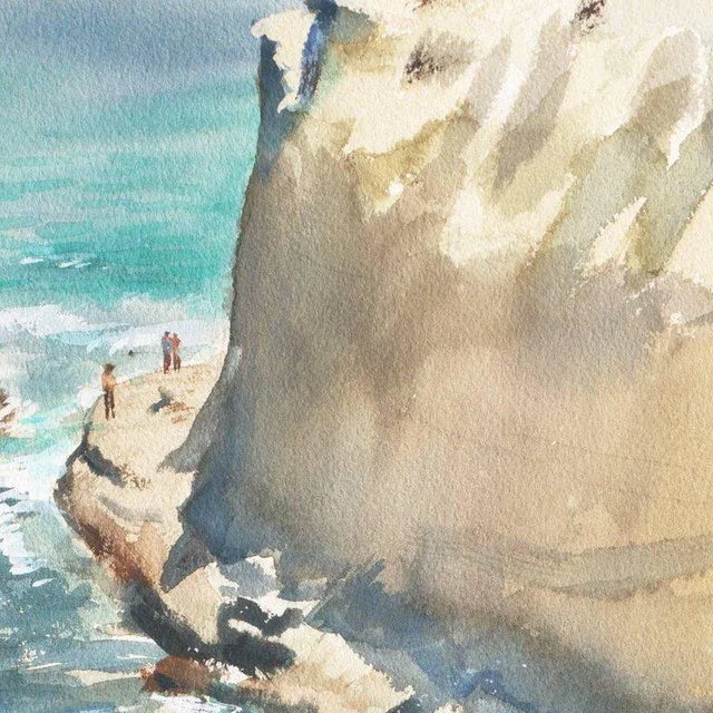 'Pacific Coast' by Michel Kady, 1948; California Post-Impressionist, Modernism, San Francisco For Sale - Image 4 of 9