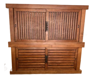 Late 19th Century Japanese Futon Dansu - 2 Piece