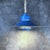 Vintage Blue Pendant Lamp from E.S. Horn, 1980s For Sale - Image 9 of 9