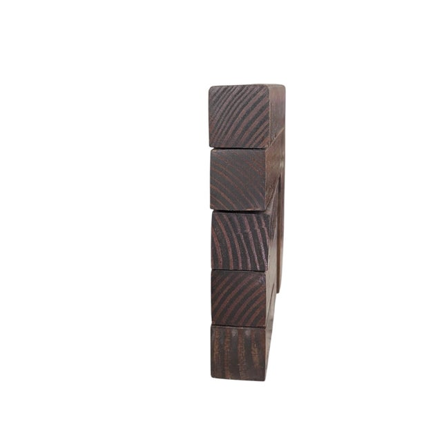 Mid Century Modern Wooden Articulating Candle Holder For Sale - Image 11 of 15