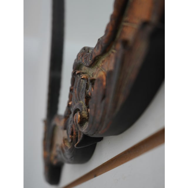 Black Uttermost Cleopatra Black & Gold Wall Mirror For Sale - Image 8 of 12