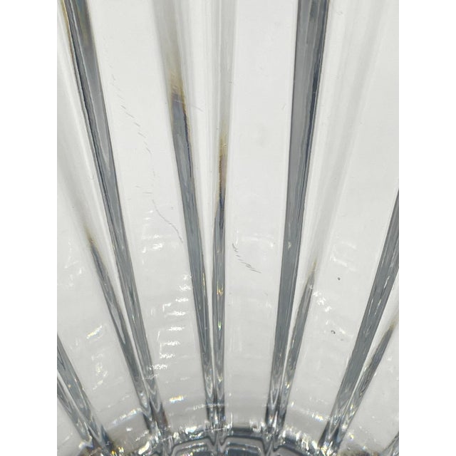 1980s Iconic Kosta Boda Signed Crystal Vase, Swedish Art Glass, Mid-Century Modern For Sale - Image 10 of 11