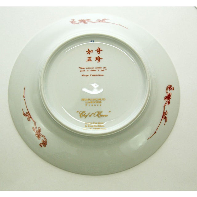 Chef d'Oeuvre by Bernardaud Limoges France Porcelain Set of 5 For Sale - Image 9 of 12