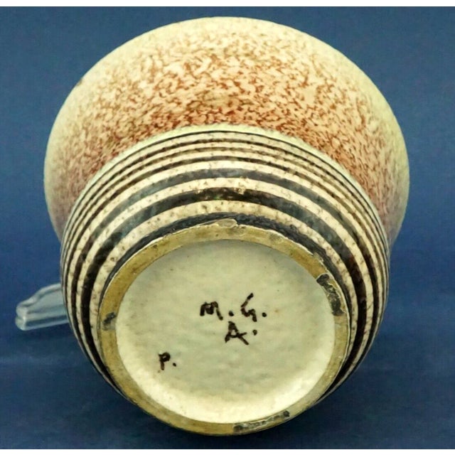 Vintage Ceramic Vase by Nicolaj Diulgheroff for MGA, 1920s For Sale - Image 16 of 18