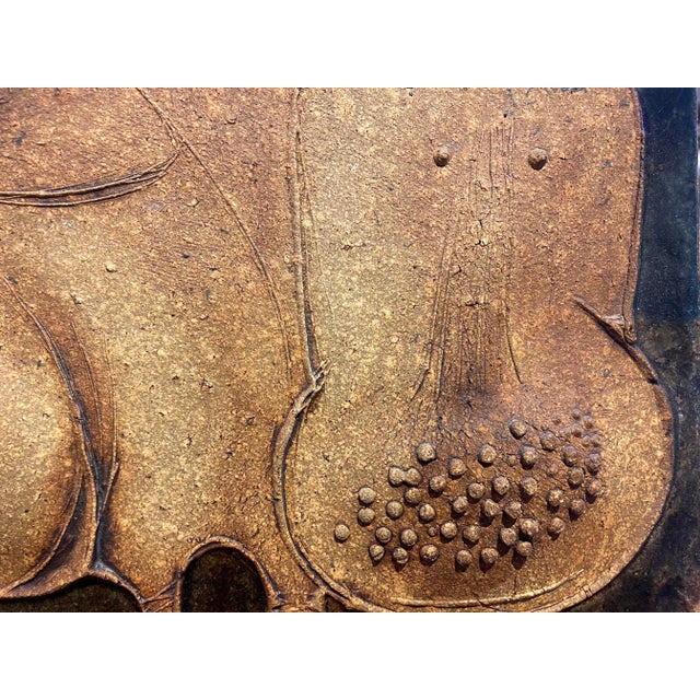 Mid-Century Modern Vintage 1960s Studio Pottery Hippo Plaque by Hal Fromhold for Bertil Vallien For Sale - Image 3 of 7