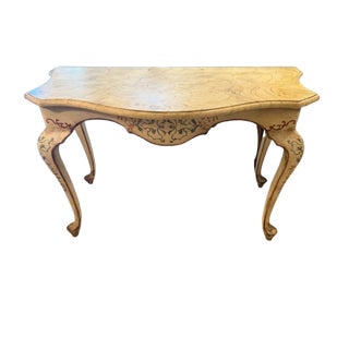 Italian Hand Painted Console Table in the Florentine Style For Sale