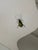 Sassy pair of left hip / right hip silhouette vases with sculpted painted insects. The green beetle is a beauty, and who...