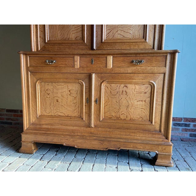 Antique Louis Philippe Oak Sideboard For Sale - Image 9 of 10