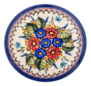 Ceramic Dessert Plate by Ceramika Boleslawiec, Set of 4