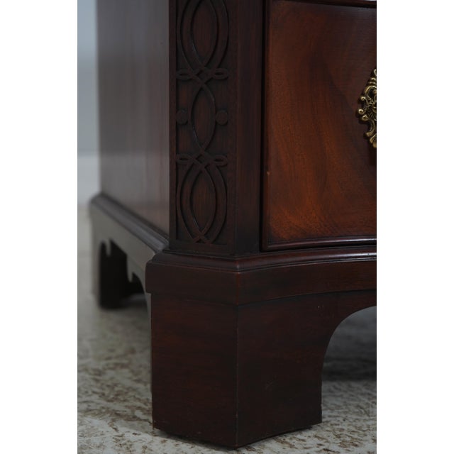 Henkel Harris Mahogany Bachelor Chest W. Pull Out Slide For Sale - Image 10 of 17