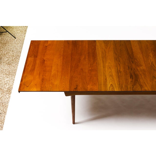 1960s Danish Modern Mid Century Teak Dining Table — Finn Juhl Fd-540 for France + Son — Two Leaves For Sale - Image 10 of 11