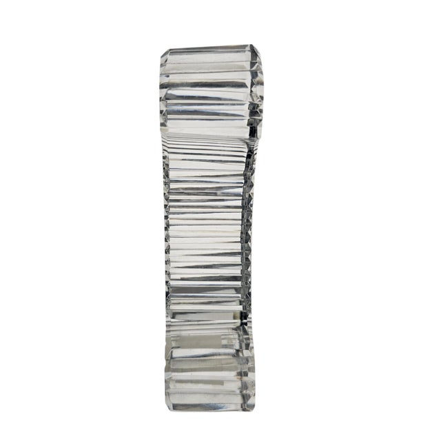 Waterford Crystal Waterford Crystal Number 1 Hand Cut Lead Crystal Paperweight, 5", Ireland For Sale - Image 4 of 12