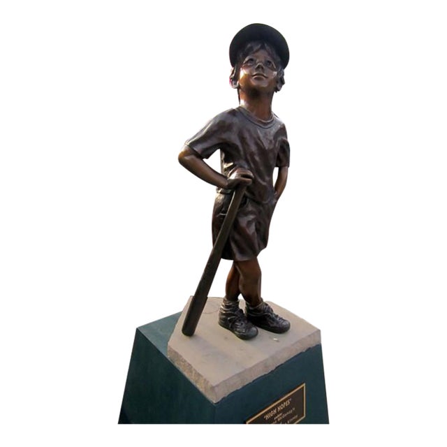 Georgene McGonagle "High Hopes" Signed Limited Edition Bronze Sculpture For Sale