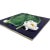 George Jones Majolica Trompe L'oeil Rare Tile, naturalistically molded in high relief with a large green-glazed lily pad...