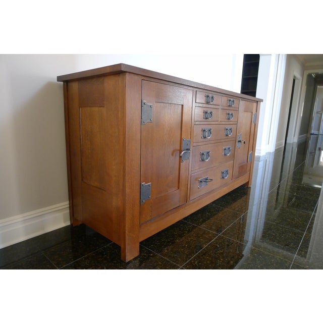 Stickley Mission Syracuse Oak Sideboard Chairish