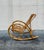 Camel Vintage MCM Franco Albini Rattan Rocking Chair For Sale - Image 8 of 8