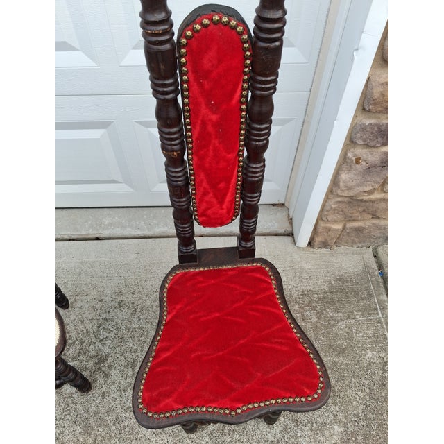 1920s Timeless Grandeur: Antique Spanish Jacobean Revival Chairs (Pair) For Sale - Image 9 of 12