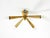 Small, original mid-century modern brass sputnik ceiling light with five arms. beautiful 1950s design. Made in germany....