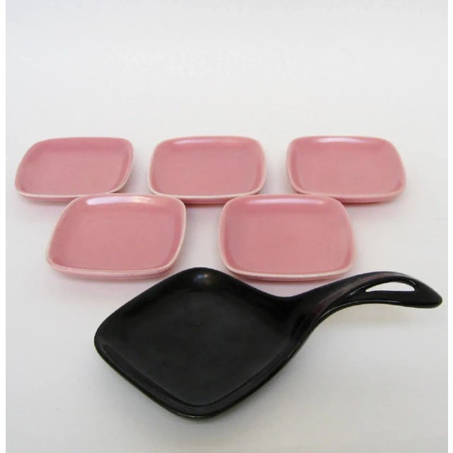 Art Deco Villeroy & Boch Amuse-Bouche Plates, Set of 6 For Sale - Image 3 of 7