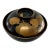 Antique Japanese Gold Decorated Maki-E Laquer Bowl With Lid For Sale