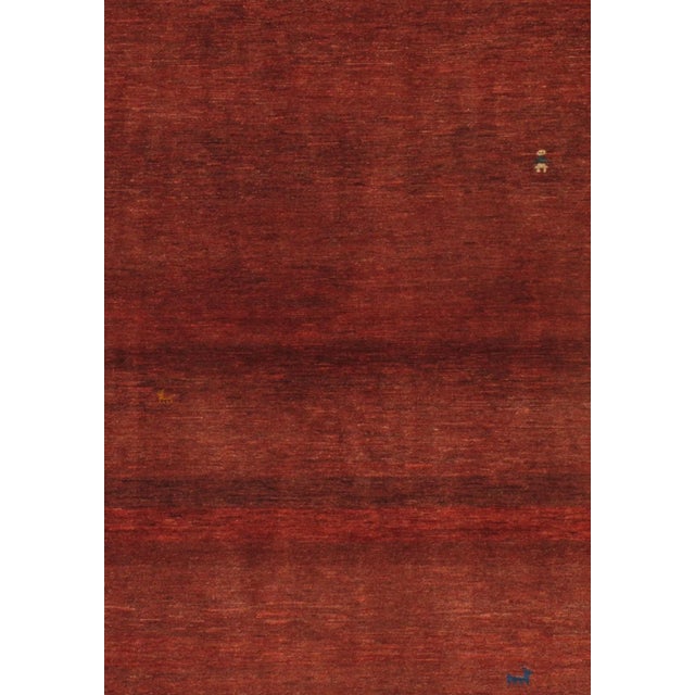 Persian Gabbeh rug. Hand-knotted. 100% lamb's wool. Lovely piece for your home. From Persia. #