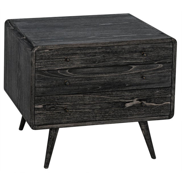 Noir NOIR Bart Chest, Cinder Black For Sale - Image 4 of 8