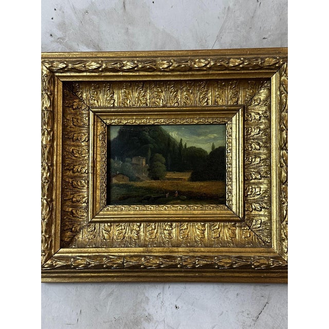 Landscape Composition, 1900, Oil Painting on Canvas, Framed For Sale - Image 6 of 9
