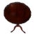 Early 1900s Large Mahogany Tilt Top Pie Crust Ball and Claw Table For Sale
