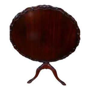 Early 1900s Large Mahogany Tilt Top Pie Crust Eagle Claw Table