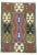 Vintage Persian Shiraz Kilim Rug, 03'10 X 05'06 For Sale - Image 9 of 9