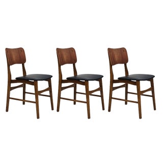 Danish Model 62 Dining Chairs by Ib Kofod-Larsen, 1960s, Set of 3 For Sale