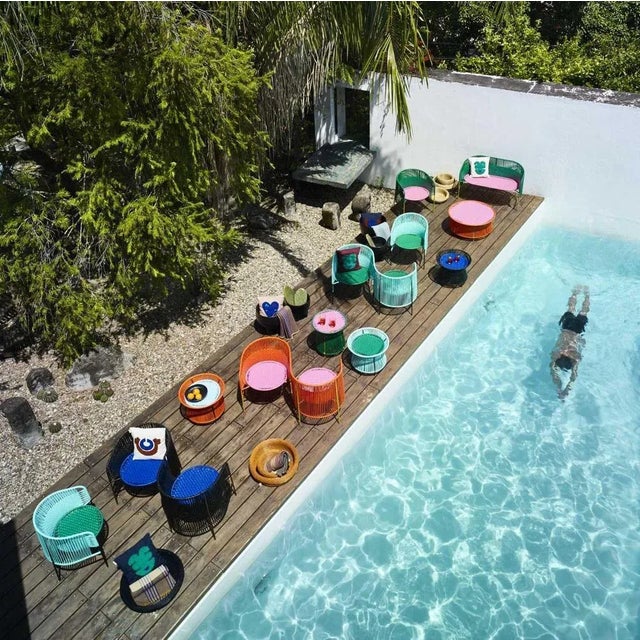 Not Yet Made - Made To Order Orange Caribe Vis a Vis by Sebastian Herkner For Sale - Image 5 of 10