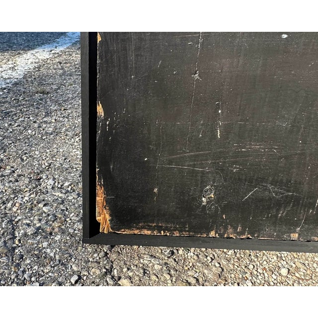 Late 20th Century “The Die Is Cast” Mixed Media Painting on Board Signed by Slade Graves For Sale - Image 5 of 10