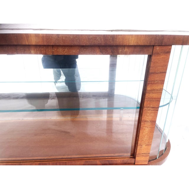 Mid-20th Century Display Case with Sliding Glass Panes, 1962 For Sale - Image 9 of 14