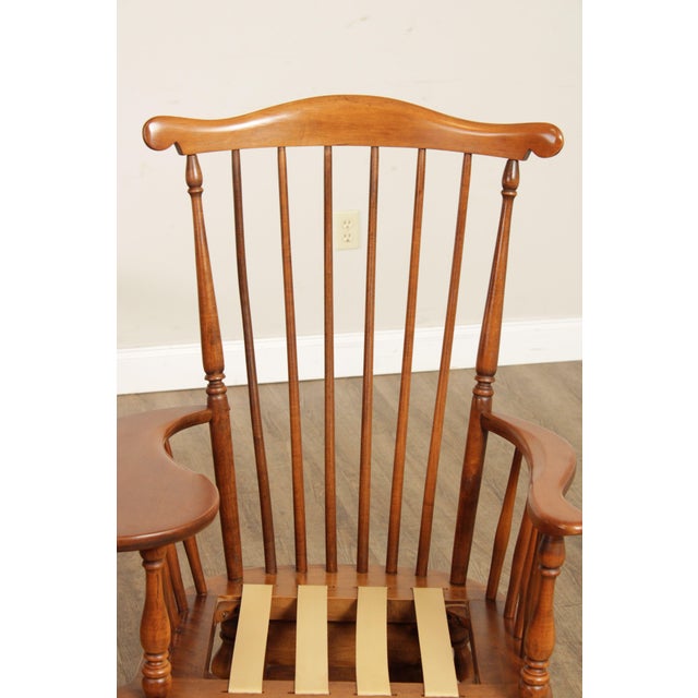 Heywood Wakefield Maple Colonial Windsor Writing Chair Chairish