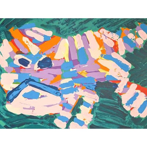 1970s Karel Appel, Stalking Cat, 1978, LIthograph For Sale - Image 5 of 6