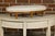 Wood French Louis XVI Style Walnut Footstool with Linen Upholstery, 19th Century For Sale - Image 7 of 12