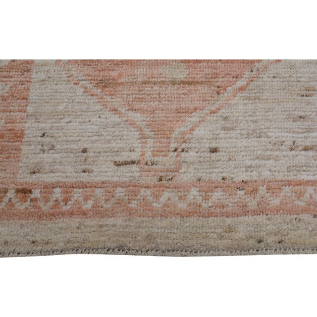 New Moroccan Hand Made Wool Rug, 2'8x12 For Sale - Image 4 of 5
