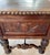 19th Century French Renaissance Hand Carved Desk or Writing Table with Carved Structure and Iron Stretcher For Sale - Image 18 of 18