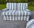 Lee Industries Country Coastal Cottage Style Slipcovered Loveseat, Chair and Ottoman Set by Lillian August Couture / Lee Industries For Sale - Image 4 of 12