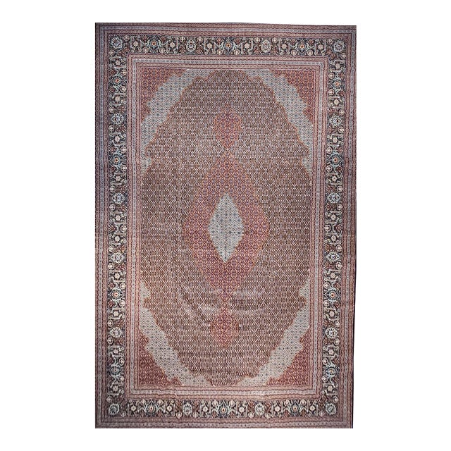 Early 20th Century Tabriz Mahi Rug For Sale