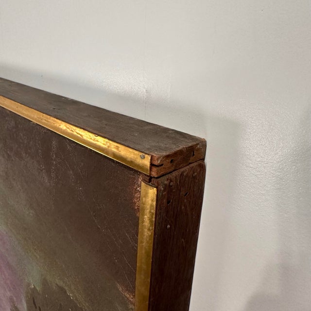 1963 Framed Oil on Canvas by George Rhoads For Sale - Image 10 of 12