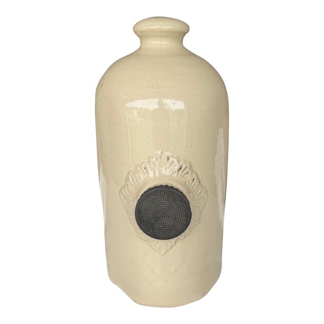 Antique Lovatt & Langley Stoneware Bed Warmer For Sale