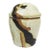 Mid 20th Century Abstract Glaze Lidded Pottery Jar For Sale