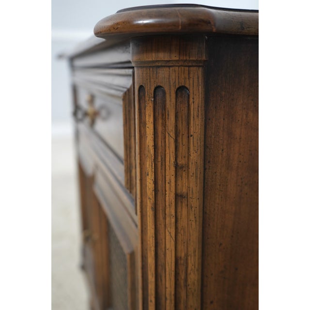 Pair of Henredon Walnut French Style Nightstands For Sale - Image 16 of 18