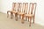 Queen Anne Baker Furniture Style Queen Anne Solid Oak Dining Chairs, Set of Four For Sale - Image 3 of 11