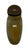 This antique Chinese carved shadow agate snuff bottle dates back to the late 19th century (Qing dynasty). The dark,...